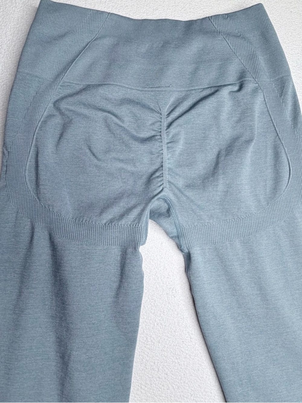 YoungLA Legacy Seamless Scrunch Leggings•YLAW1062• Dusty Blue - Picture 8 of 16